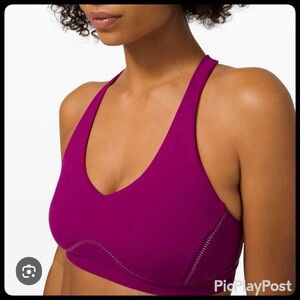 Lululemon Deep Fuchsia Arise Bra (Size 10) C/D cups